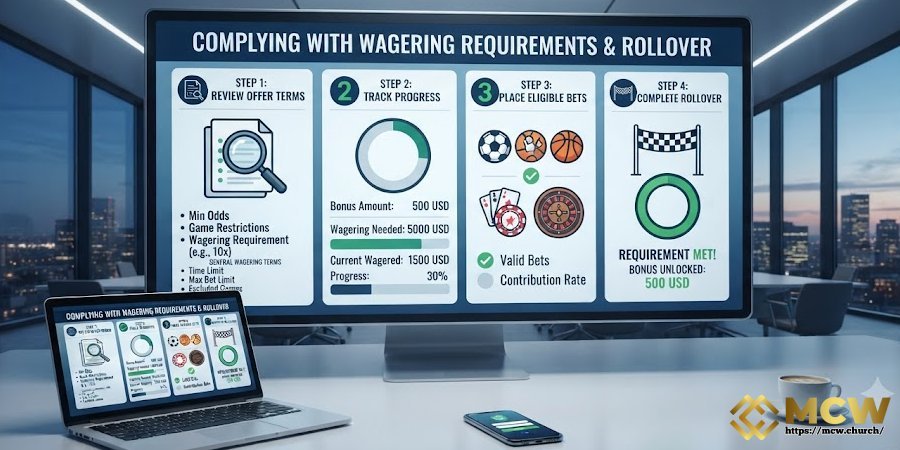 Comply with Wagering Requirements (Rollover) Comply with Wagering Requirements (Rollover)
