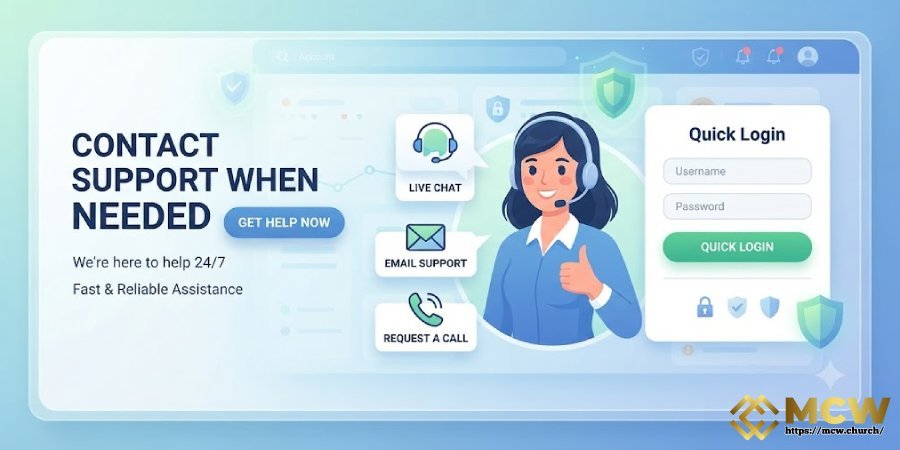 Contact MCW Support When Needed