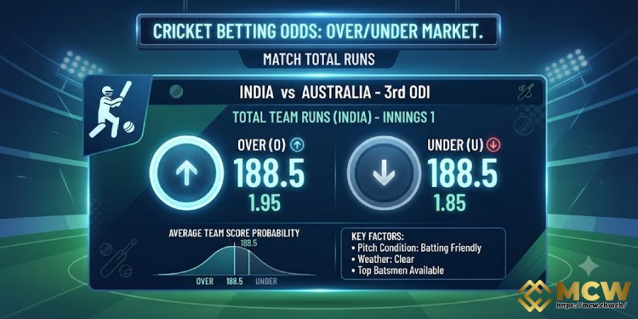 Over/Under Cricket Odds