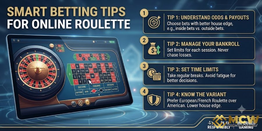 Smart Betting Tips for Online Roulette