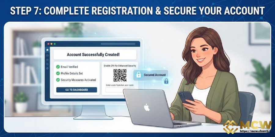 Step 7: Complete Registration and Secure Your Account Step 7: Complete Registration and Secure Your Account