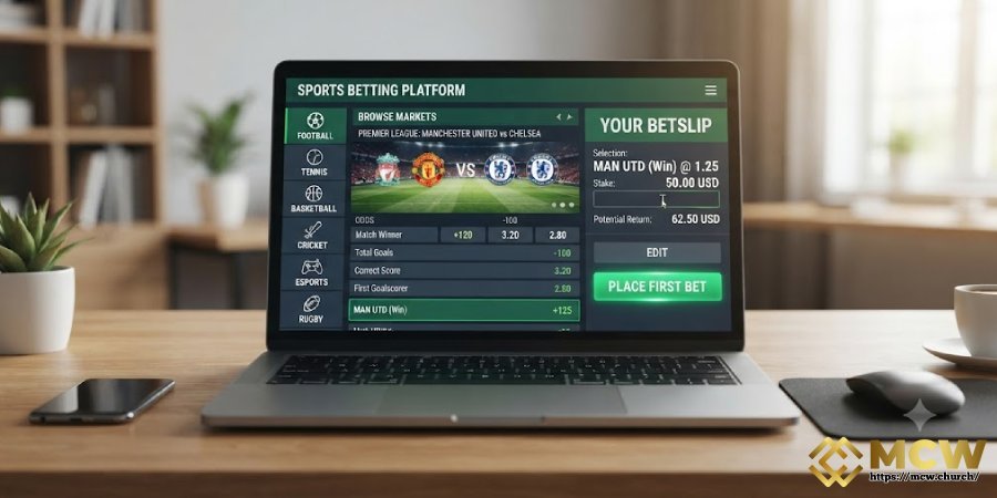 Step 5 — Browse sports markets and place your first bet