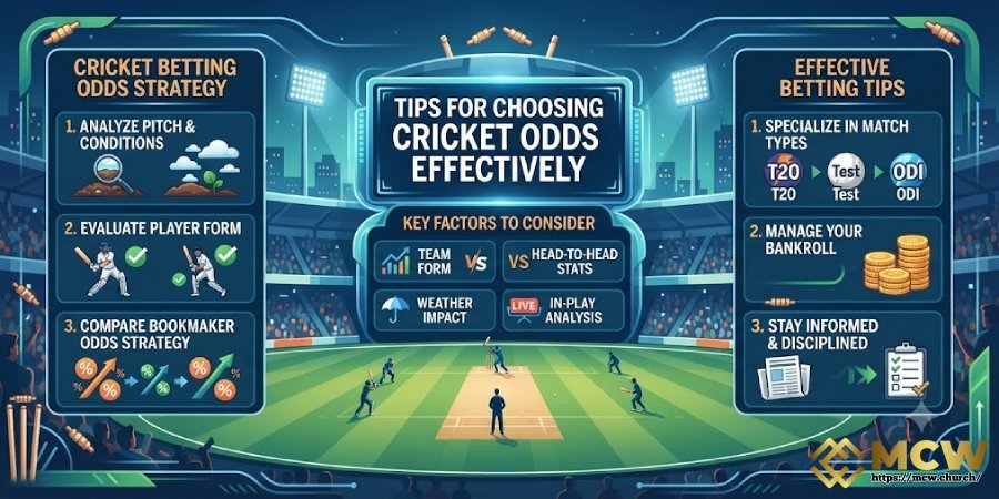 Tips for Choosing Cricket Odds Effectively
